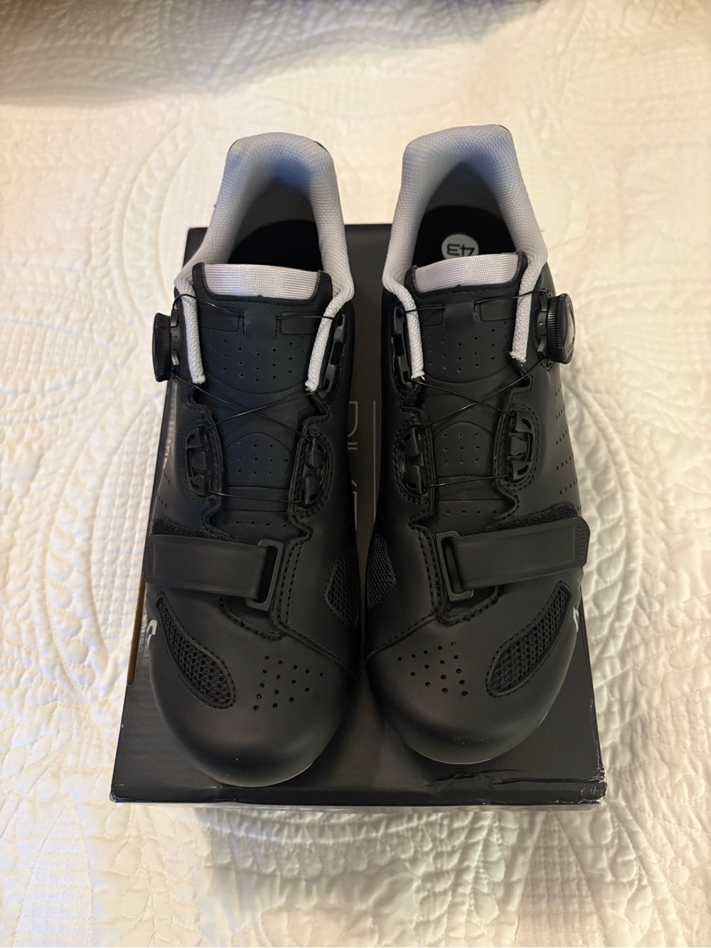 Scott Comp Boa Men's Black Cycling Shoes with Dial and Strap Closure